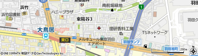 株式会社羽田ホンダ販売　サービスガレージ周辺の地図