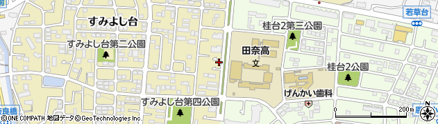 神奈川県横浜市青葉区すみよし台15-50周辺の地図