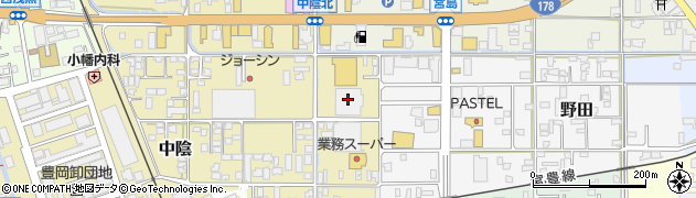 ダイソーアルコム豊岡店周辺の地図
