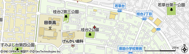 神奈川県横浜市青葉区桂台2丁目32-26周辺の地図