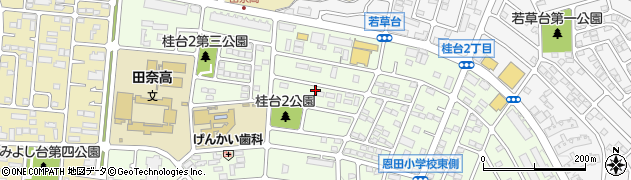 神奈川県横浜市青葉区桂台2丁目32-18周辺の地図