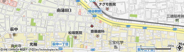 東京都大田区南蒲田3丁目13-9周辺の地図