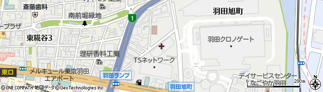 東京都大田区羽田旭町5周辺の地図