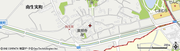 千葉県千葉市中央区南生実町871周辺の地図