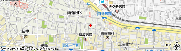 東京都大田区南蒲田3丁目13-2周辺の地図