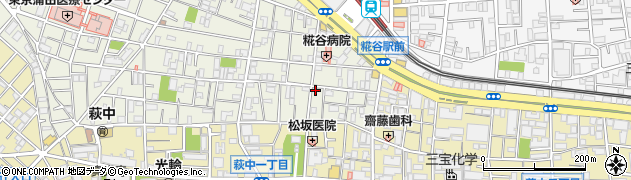 東京都大田区南蒲田3丁目13-25周辺の地図