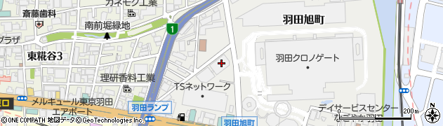 東京都大田区羽田旭町5-14周辺の地図