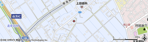 千葉県東金市台方604周辺の地図