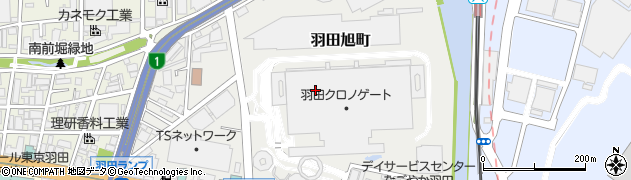 東京都大田区羽田旭町周辺の地図