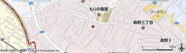 東京都町田市森野4丁目3周辺の地図