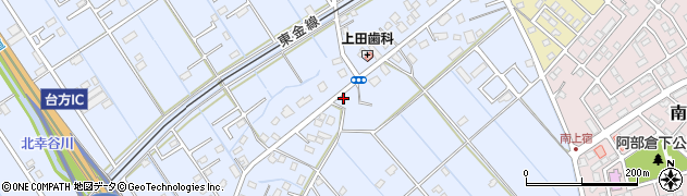 千葉県東金市台方609周辺の地図