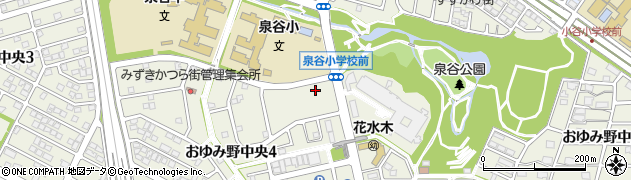 千葉県千葉市緑区おゆみ野中央周辺の地図
