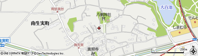 千葉県千葉市中央区南生実町887周辺の地図