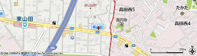神奈川県横浜市都筑区東山田町1474周辺の地図
