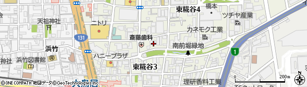 東京都大田区東糀谷4丁目10周辺の地図