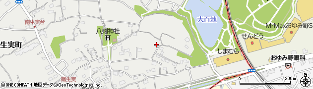 千葉県千葉市中央区南生実町821周辺の地図