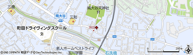 東京都町田市南大谷447周辺の地図