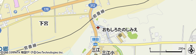 兵庫県豊岡市鎌田28周辺の地図