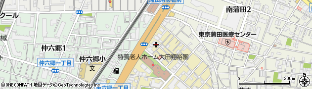 モナーク蒲田周辺の地図