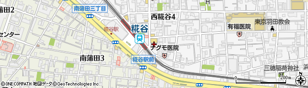 川崎信用金庫糀谷支店周辺の地図