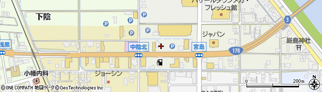 バザールタウン豊岡　メガ・ストック館周辺の地図