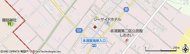 千葉県山武市本須賀3671周辺の地図