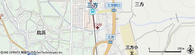 三方駅周辺の地図
