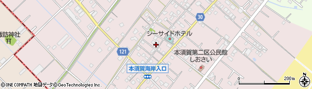 千葉県山武市本須賀3682周辺の地図
