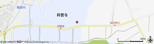 奥野但馬三江停車場線周辺の地図