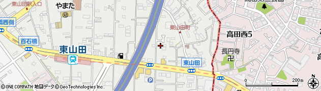 神奈川県横浜市都筑区東山田町58周辺の地図