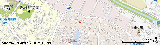 神奈川県横浜市青葉区柿の木台46周辺の地図