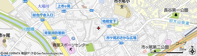 神奈川県横浜市青葉区市ケ尾町1466周辺の地図