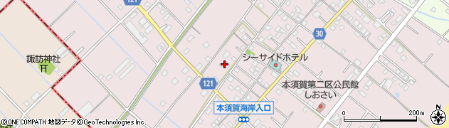 千葉県山武市本須賀3448周辺の地図