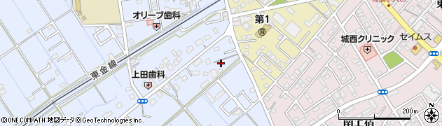 千葉県東金市台方541周辺の地図