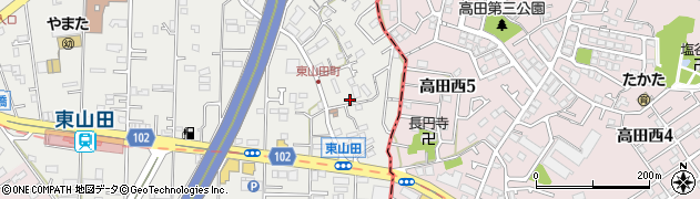 神奈川県横浜市都筑区東山田町1485周辺の地図