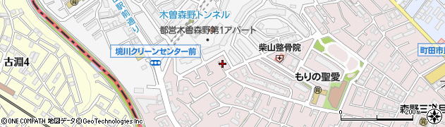 東京都町田市森野4丁目22周辺の地図