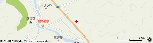 湯村山荘周辺の地図