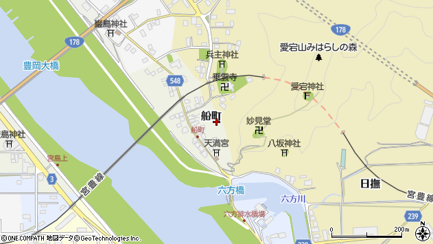 〒668-0805 兵庫県豊岡市船町の地図