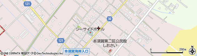 千葉県山武市本須賀3710周辺の地図