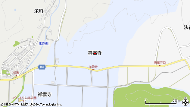 〒668-0814 兵庫県豊岡市祥雲寺の地図