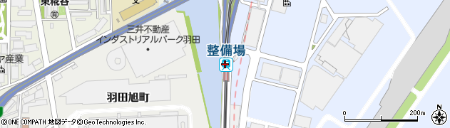 東京都大田区周辺の地図