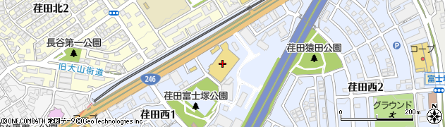 島忠ホームズ荏田店周辺の地図