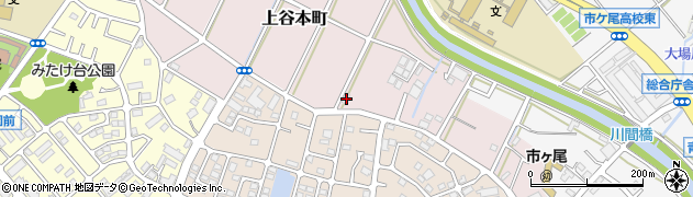 神奈川県横浜市青葉区上谷本町91-3周辺の地図