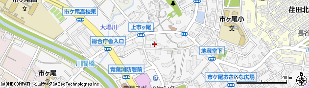 神奈川県横浜市青葉区市ケ尾町1603周辺の地図