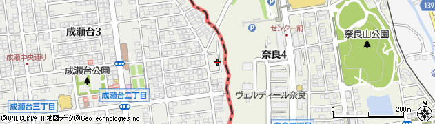 東京都町田市成瀬台3丁目14周辺の地図