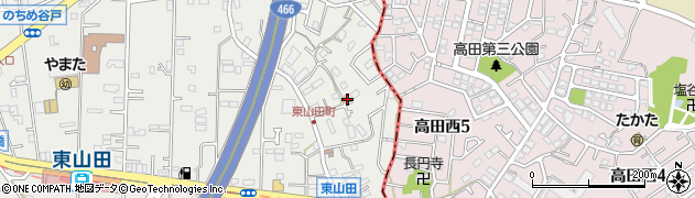 神奈川県横浜市都筑区東山田町1489周辺の地図