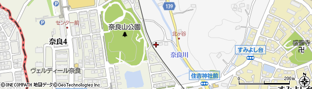 神奈川県横浜市青葉区奈良町1047周辺の地図
