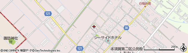千葉県山武市本須賀3431周辺の地図