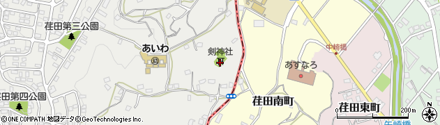 神奈川県横浜市青葉区荏田町822周辺の地図
