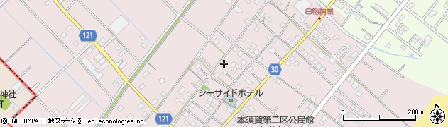 千葉県山武市本須賀3713周辺の地図